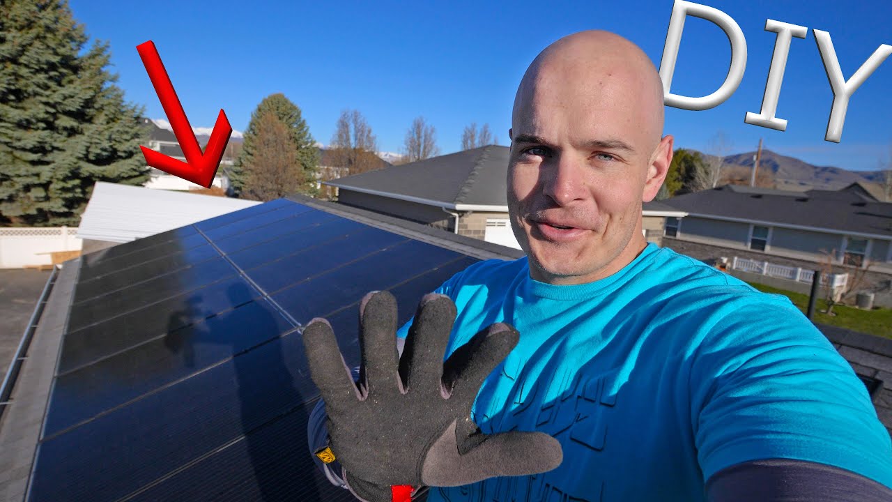 DIY solar panel installation