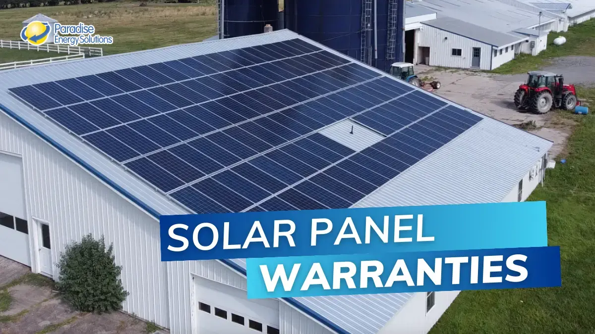 Solar panel warranty