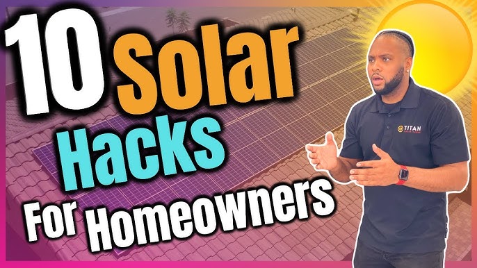 Solar energy tips for homeowners