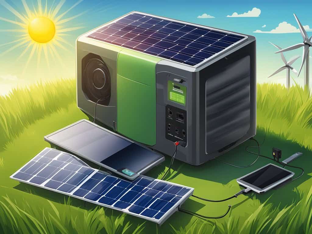 Solar-powered generators